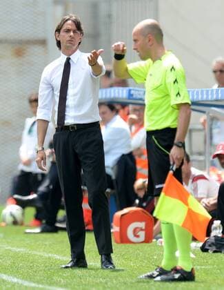 Aktuell Fußball, Italien, Serie A, Sassuolo Calcio - AC Milan IPP20150517 Football - soccer: Serie A, Sassuolo Calcio - AC Mailand, Filippo Inzaghi - Linesman xHOCHxZWEIx xItalyxPhotoxPressx 