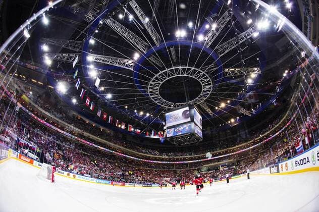 May 17, 2015 - Prag, TJECKIEN - 150517 O2 Arena infÅ¡r finalmatchen i ishockey-VM mellan Kanada och Ryssland den 17 maj 2015 i Prag..Foto: Joel Marklund BILDBYRÂN kod JM 87014 News - May 17, 2015  - ZUMAb138