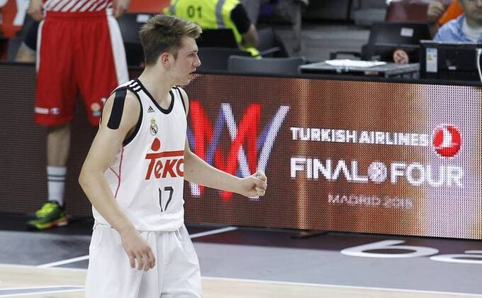 Luka Doncic. Junior (Junioren Nachwuchs) Euroleague final game between Real Madrid and Crvena Zvezda (Roter Stern Belgrad) . In this picture, Luka Doncic. xANGELxRIVEROx 