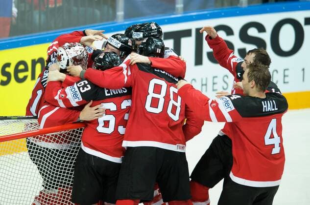 PRAG Ice hockey Eishockey IIHF ICE HOCKEY World Championship WM Weltmeisterschaft 2015 FINAL GOLD MEDAL GAME Weltmeister Kanada  20150517_PF_PA151