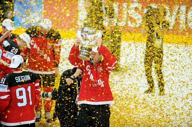 PRAG Ice hockey Eishockey IIHF ICE HOCKEY World Championship WM Weltmeisterschaft 2015 FINAL GOLD MEDAL GAME Weltmeister Kanada  20150517_PF_PA161