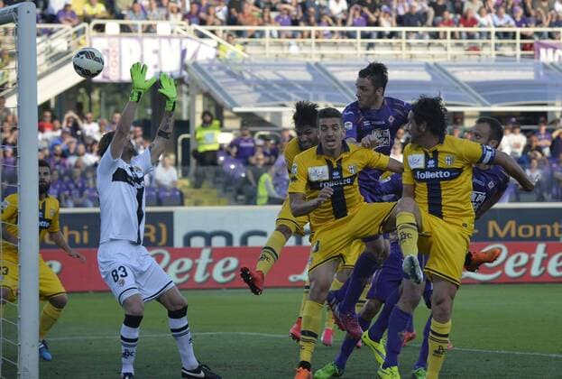 Serie A, AC Florenz - FC Parma Tor Alberto Gilardino xHOCHxZWEIx xItalyxPhotoxPressx 