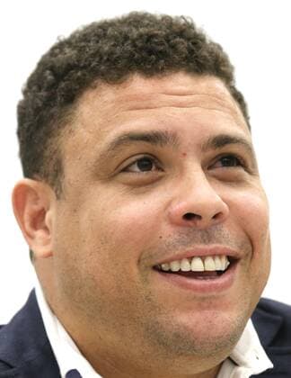 MOSCOW, RUSSIA. MAY 20, 2015. Brazil s ex-striker Ronaldo smiles at a press conference PK Pressekonferenz on developing and promoting football industry in Russia ahead of the upcoming 2018 FIFA World Cup WM Weltmeisterschaft Fussball Artyom Geodakyan TASS  TS003BD7