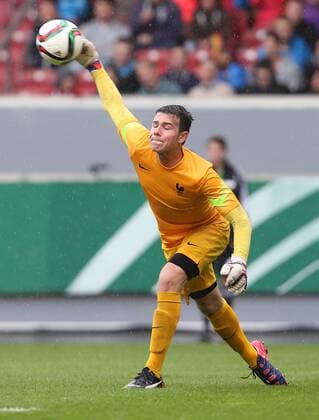 20.05.2015 Stuttgart Fußball Länderspiel U 16 Deutschland vs. Frankreich: Gaetan Poussin (FRA)