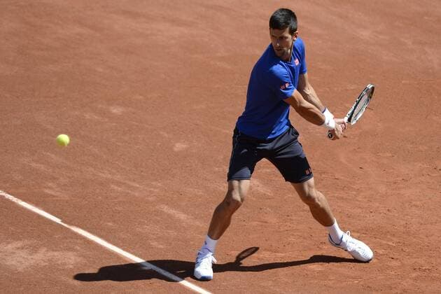 Novak Djokovic ( SRB ) TENNIS : Roland Garros 2015 - Internationaux de France - 20 05 2015 TennisMagazine Panoramic  wo