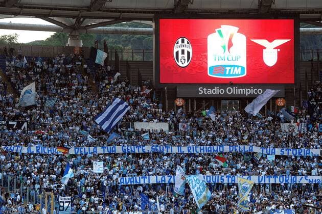 Tifosi Lazio Supporters Roma 20-05-2015 Stadio Olimpico Football Calcio Finale Coppa Italia Football Italy s cup Final 2014 2015 Juventus - Lazio . Foto Andrea Staccioli Insidefoto andreaxstaccioli