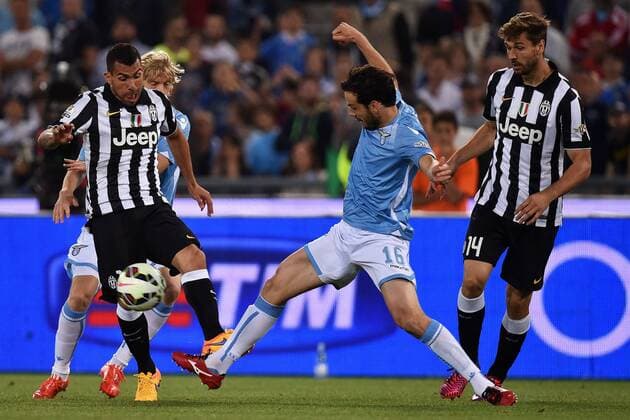 Carlos Tevez, Fernando Llorente Juventus, Marco Parolo Lazio Roma 20-05-2015 Stadio Olimpico Football Calcio Finale Coppa Italia Football Italy s cup Final 2014 2015 Juventus - Lazio . Foto Andrea Staccioli Insidefoto andreaxstaccioli