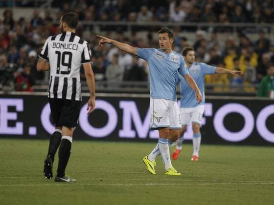 May 20, 2015 - Rome, Italy - Miroslav Klose during the final of TIM Cup match between SS Lazio vs Juventus FC at the Olympic Stafium of Rome on may 20, 2015 in Rome, Italy. (Photo by Loris Roselli NurPhoto) Tim Cup: Lazio Juventus  - ZUMAn230