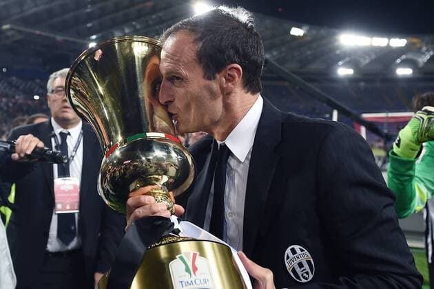 Rom - Juventus Turin gewinnt den italienischen Pokal (Coppa Italia): Massimiliano Allegri 