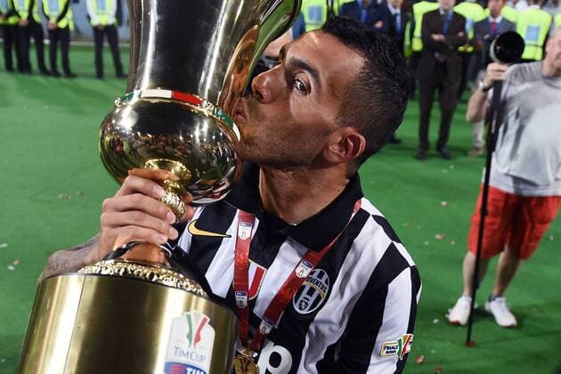 Rom - Juventus Turin gewinnt den italienischen Pokal (Coppa Italia): Carlos Tevez 