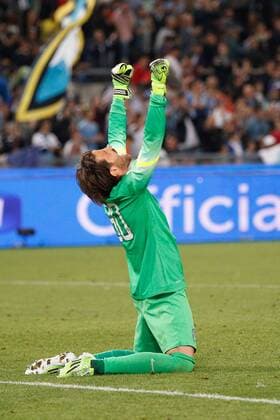 20.05.2015. Rome, Italy. TIM Coppa Italia Final. Lazio versus Juventus. Storari celebrates the Juve victory of the Italian Cup xEmanuelexPennacchiox  ActionPlus11622486