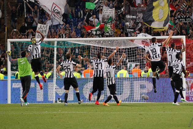 20.05.2015. Rome, Italy. TIM Coppa Italia Final. Lazio versus Juventus. Juventus celebrates their victory of the Italian Cup xEmanuelexPennacchiox  ActionPlus11622490
