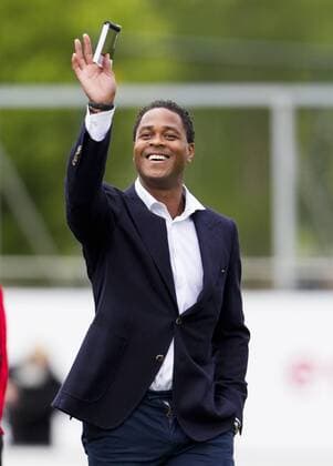 Almere - Soccerfriendly between Curacao and Suriname in the stadium of Almere FC. Photo: Curacao coach Patrick Kluivert. Photographer Robert Meerding 
