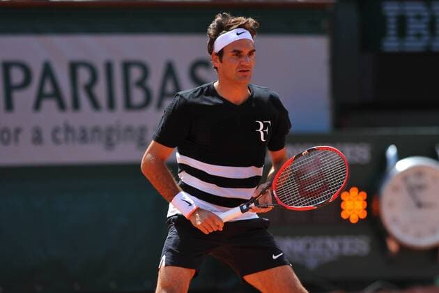 Roger Federer (Sui) TENNIS : Tournoi de Roland Garros 2015 - 21 05 2015 TennisMagazine Panoramic 