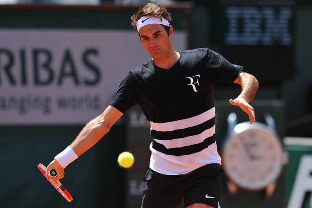 Roger Federer (Sui) TENNIS : Tournoi de Roland Garros 2015 - 21 05 2015 TennisMagazine Panoramic 