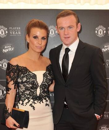 Player of The Year Award Wayne Rooney and his wife, Coleen Rooney attending the Manchester United ManU Player Of The Year Awards 2015, at the Old Trafford in Manchester. MAY 19th 2015  SFLx151571