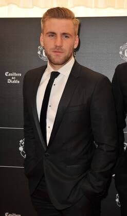 Player of The Year Award Luke Shaw attending the Manchester United ManU Player Of The Year Awards 2015, at the Old Trafford in Manchester. MAY 19th 2015  SFLx151571