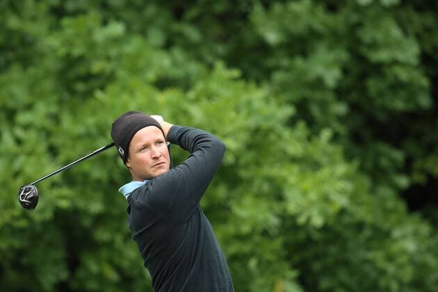 GOLF - Kaernten Golf Open 2015 GOEDERSDORF,AUSTRIA,21.MAY.15 - GOLF - European Challenge Tour, Kaernten Golf Open, GC Schloss Finkenstein. Image shows Bjoern Akesson (SWE). GEPAxpictures xDanielxGoetzhaber