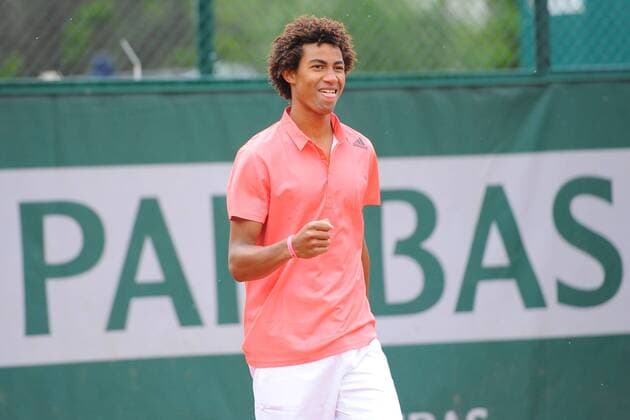 Aktuell Tennis, Grand Slam, French Open in Paris, Qualifikation Calvin Hemery (Fra) TENNIS : Tournoi de Roland Garros 2015 - 21 05 2015 TennisMagazine Panoramic 