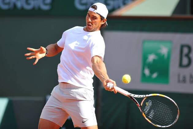 Aktuell Tennis, Grand Slam, French Open in Paris, Qualifikation Rafael Nadal (Esp) TENNIS : Tournoi de Roland Garros 2015 - 21 05 2015 TennisMagazine Panoramic 