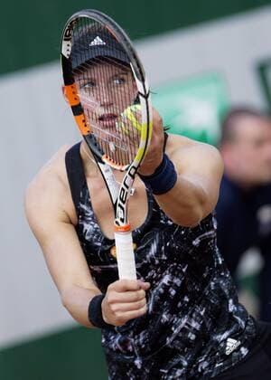 TENNIS - WTA Tennis Damen French Open 2015 PARIS,FRANCE,21.MAY.15 - TENNIS - WTA World Tour, Grand Slam, Roland Garros, French Open, qualification. Image shows Dinah Pfizenmaier (GER). GEPAxpictures xMatthiasxHauer