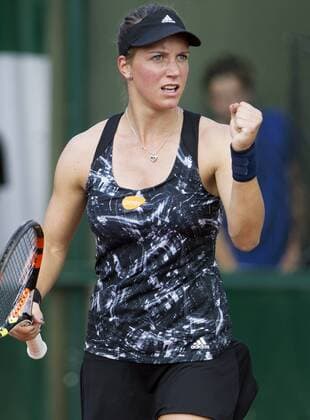 TENNIS - WTA Tennis Damen French Open 2015 PARIS,FRANCE,21.MAY.15 - TENNIS - WTA World Tour, Grand Slam, Roland Garros, French Open, qualification. Image shows Dinah Pfizenmaier (GER). GEPAxpictures xMatthiasxHauer