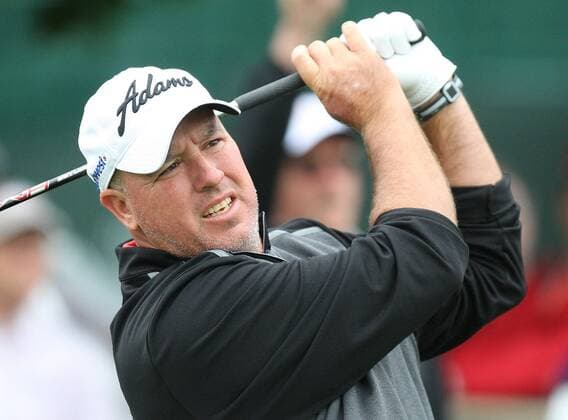 May 21, 2015 - Fort Worth, TX, USA - Former Colonial champion Boo Weekley hits his tee shot on No. 10 during Round One of the Crowne Plaza Invitational at Colonial on May 21, 2015 in Fort Worth, Texas. Play started three hours late due to weather. Crowne Plaza Invitational golf - ZUMAm67_