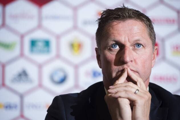 - BRUSSELS, BELGIUM: Belgium s assistant coach Vital Borkelmans pictured during a press conference PK Pressekonferenz of Belgian national soccer team Red Devils, Friday 22 May 2015, in Brussels. Head coach Wilmots will announce the selection for the upcoming Devils games against France and Wales. LAURIExDIEFFEMBACQ  x04628298x