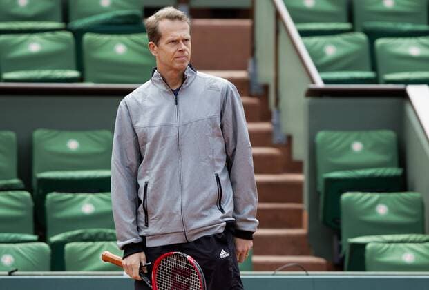 TENNIS - ATP Tennis Herren French Open 2015 PARIS,FRANCE,22.MAY.15 - TENNIS - ATP World Tour, Grand Slam, Roland Garros, French Open, training. Image shows Stefan Edberg. GEPAxpictures xMatthiasxHauer