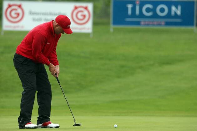 GOLF - Kaernten Golf Open 2015 GOEDERSDORF,AUSTRIA,22.MAY.15 - GOLF - European Challenge Tour, Kaernten Golf Open, GC Schloss Finkenstein. Image shows Wallace Booth (SCO). GEPAxpictures xDanielxGoetzhaber