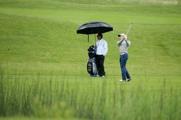 GOLF - Kaernten Golf Open 2015 GOEDERSDORF,AUSTRIA,22.MAY.15 - GOLF - European Challenge Tour, Kaernten Golf Open, GC Schloss Finkenstein. Image shows Haydn Porteous (RSA). GEPAxpictures xDanielxGoetzhaber