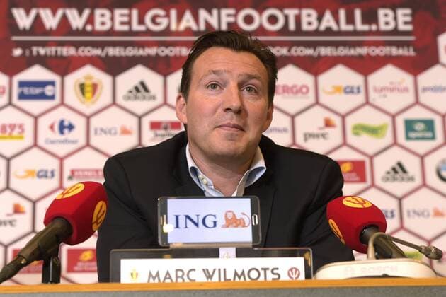 Wilmots Marc ( Coach - Entraineur Belge ) FOOTBALL : Conference De Presse Marc Wilmots - Bruxelles - 22 05 2015 PhotoNews Panoramic 