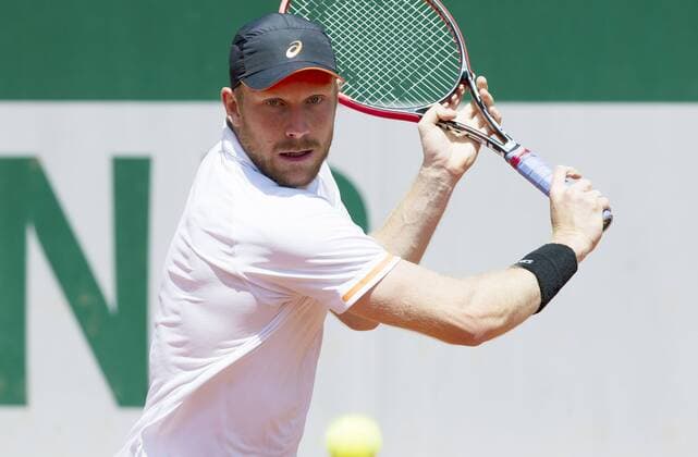 TENNIS - ATP Tennis Herren French Open 2015 PARIS,FRANCE,22.MAY.15 - TENNIS - ATP World Tour, Grand Slam, Roland Garros, French Open, qualification. Image shows Matthias Bachinger (GER). GEPAxpictures xMatthiasxHauer