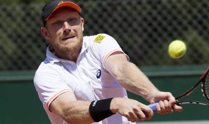TENNIS - ATP Tennis Herren French Open 2015 PARIS,FRANCE,22.MAY.15 - TENNIS - ATP World Tour, Grand Slam, Roland Garros, French Open, qualification. Image shows Matthias Bachinger (GER). GEPAxpictures xMatthiasxHauer