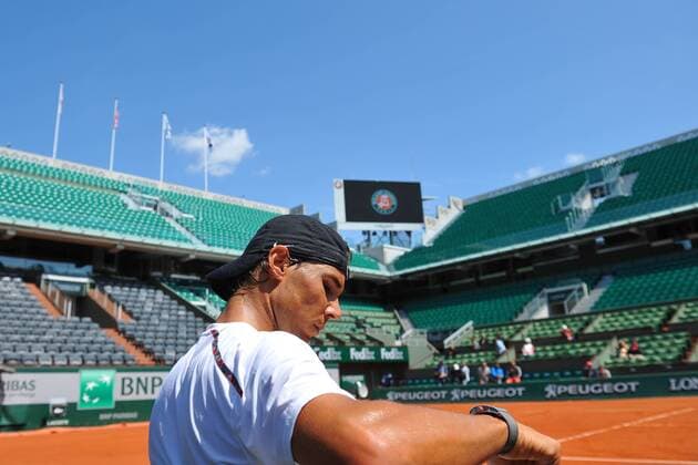 Rafael Nadal (Esp) TENNIS : Tournoi de Roland Garros 2015 - 22 05 2015 TennisMagazine Panoramic 