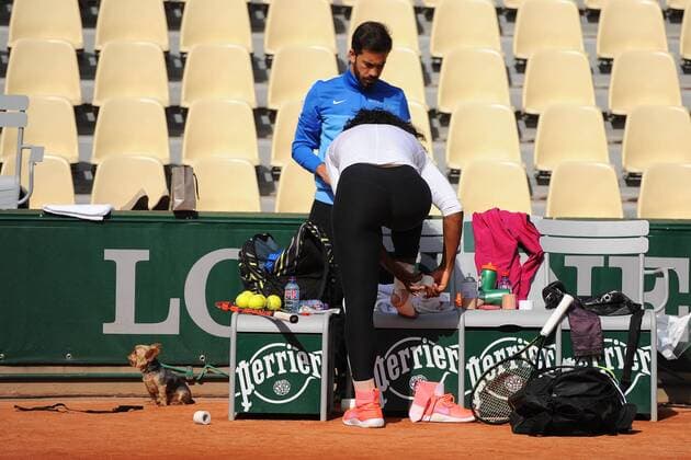 Serena Williams (USA) TENNIS : Roland Garros 2015 - Internationaux de France - 22 05 2015 TennisMagazine Panoramic 