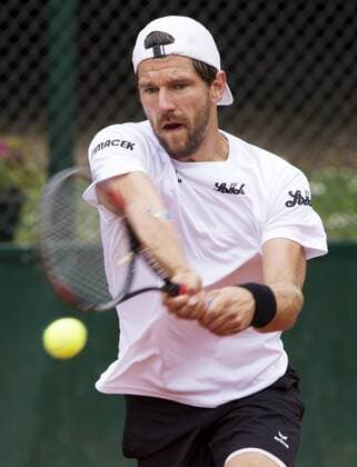 TENNIS - ATP Tennis Herren French Open 2015 PARIS,FRANCE,23.MAY.15 - TENNIS - ATP World Tour, Grand Slam, Roland Garros, French Open, training. Image shows Juergen Melzer (AUT). GEPAxpictures xMatthiasxHauer
