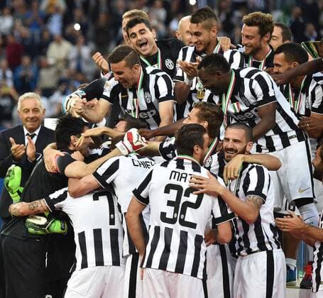 Celebration Juventus Turin - Italienischer Meister Celebration - 23-05-2015 Football Calcio serie A ITA Football 2014 2015 Juventus Turin - Napoli SSC . Foto AndreaxStaccioli Insidefoto andreaxstaccioli