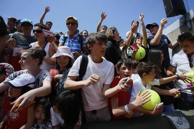 Roland Garros 2015 , ambient, day for kids 