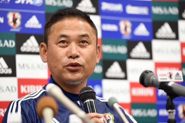 Norio Sasaki (JPN), MAY 23, 2015 - Football Soccer : Norio Sasaki head coach attends a press conference PK Pressekonferenz at Marugame Stadium, Kagawa, Japan. NOxTHIRDxPARTYxSALES.  (dlra005052)