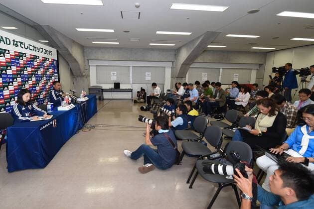 Norio Sasaki (JPN), MAY 23, 2015 - Football Soccer : Norio Sasaki head coach attends a press conference PK Pressekonferenz at Marugame Stadium, Kagawa, Japan. NOxTHIRDxPARTYxSALES.  (dlra005056)