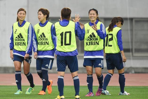 Women s Japan national team Nationalteam group (JPN), MAY 23, 2015 - Football Soccer : Japan training session at Marugame Stadium, Kagawa, Japan. NOxTHIRDxPARTYxSALES.  (dlra005072)
