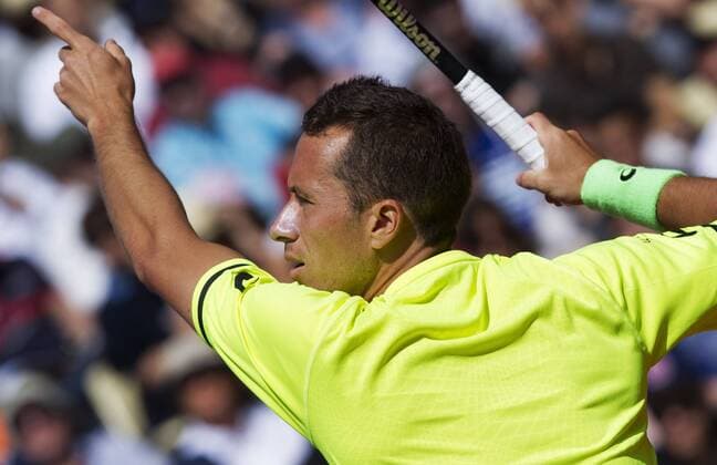 TENNIS - ATP Tennis Herren French Open 2015 PARIS,FRANCE,24.MAY.15 - TENNIS - ATP World Tour, Grand Slam, Roland Garros, French Open. Image shows Philipp Kohlschreiber (GER). GEPAxpictures xMatthiasxHauer