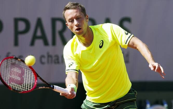 TENNIS - ATP Tennis Herren French Open 2015 PARIS,FRANCE,24.MAY.15 - TENNIS - ATP World Tour, Grand Slam, Roland Garros, French Open. Image shows Philipp Kohlschreiber (GER). GEPAxpictures xMatthiasxHauer