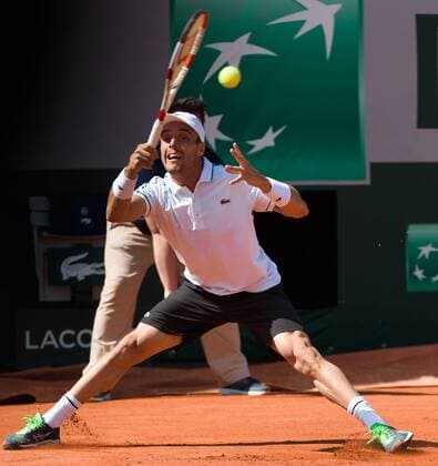 May 24, 2015: Roberto Bautista Agut of Spain in action in a 1st round match against Florian Mayer of Germany on day one of the 2015 French Open tennis tournament at Roland Garros in Paris, France. Bautista Agut won 63 61 63. Sydney Low Cal Media. Tennis 2015: French Open MAY 24 - ZUMAc04_