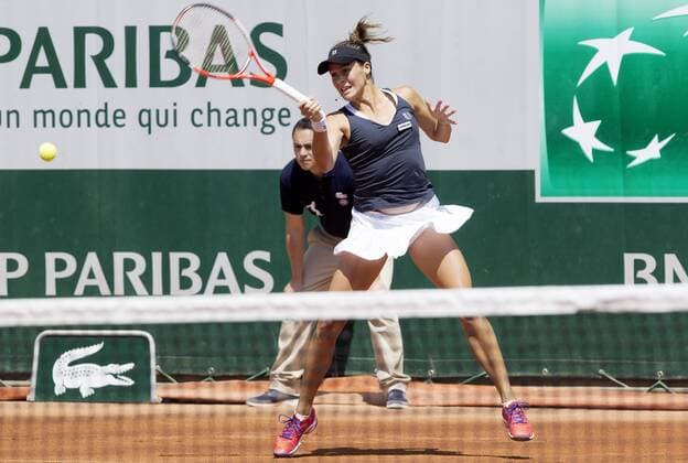 TENNIS - WTA Tennis Damen French Open 2015 PARIS,FRANCE,24.MAY.15 - TENNIS - WTA World Tour, Grand Slam, Roland Garros, French Open. Image shows Tatjana Maria (GER). GEPAxpictures xMatthiasxHauer