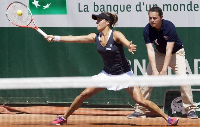 TENNIS - WTA Tennis Damen French Open 2015 PARIS,FRANCE,24.MAY.15 - TENNIS - WTA World Tour, Grand Slam, Roland Garros, French Open. Image shows Tatjana Maria (GER). GEPAxpictures xMatthiasxHauer