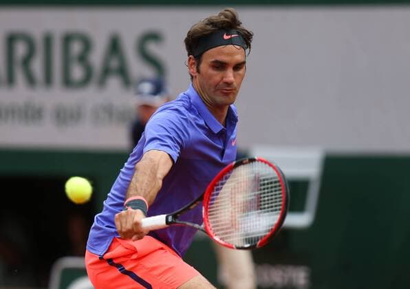 - PARIS, FRANCE: Swiss Roger Federer pictured during men s single first round at Roland Garros tennis tournament in Paris, France, Sunday 24 May 2015. The Roland Garros Grand Slam takes place from 24 May to 07 June 2015. VIRGINIExLEFOUR  x04629667x