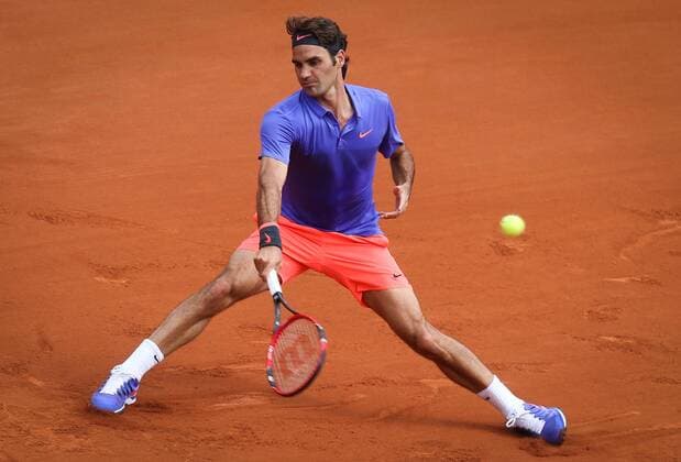 - PARIS, FRANCE: Swiss Roger Federer pictured during men s single first round at Roland Garros tennis tournament in Paris, France, Sunday 24 May 2015. The Roland Garros Grand Slam takes place from 24 May to 07 June 2015. VIRGINIExLEFOUR  x04629671x