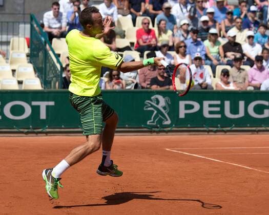 Philipp Kohlschreiber (GER) Tennis - French Open 2015 - Grand Slam ITF ATP Tennis Herren WTA Tennis Damen - Roland Garros - Paris - - France - 24 May 2015. Juergen Hasenkopf